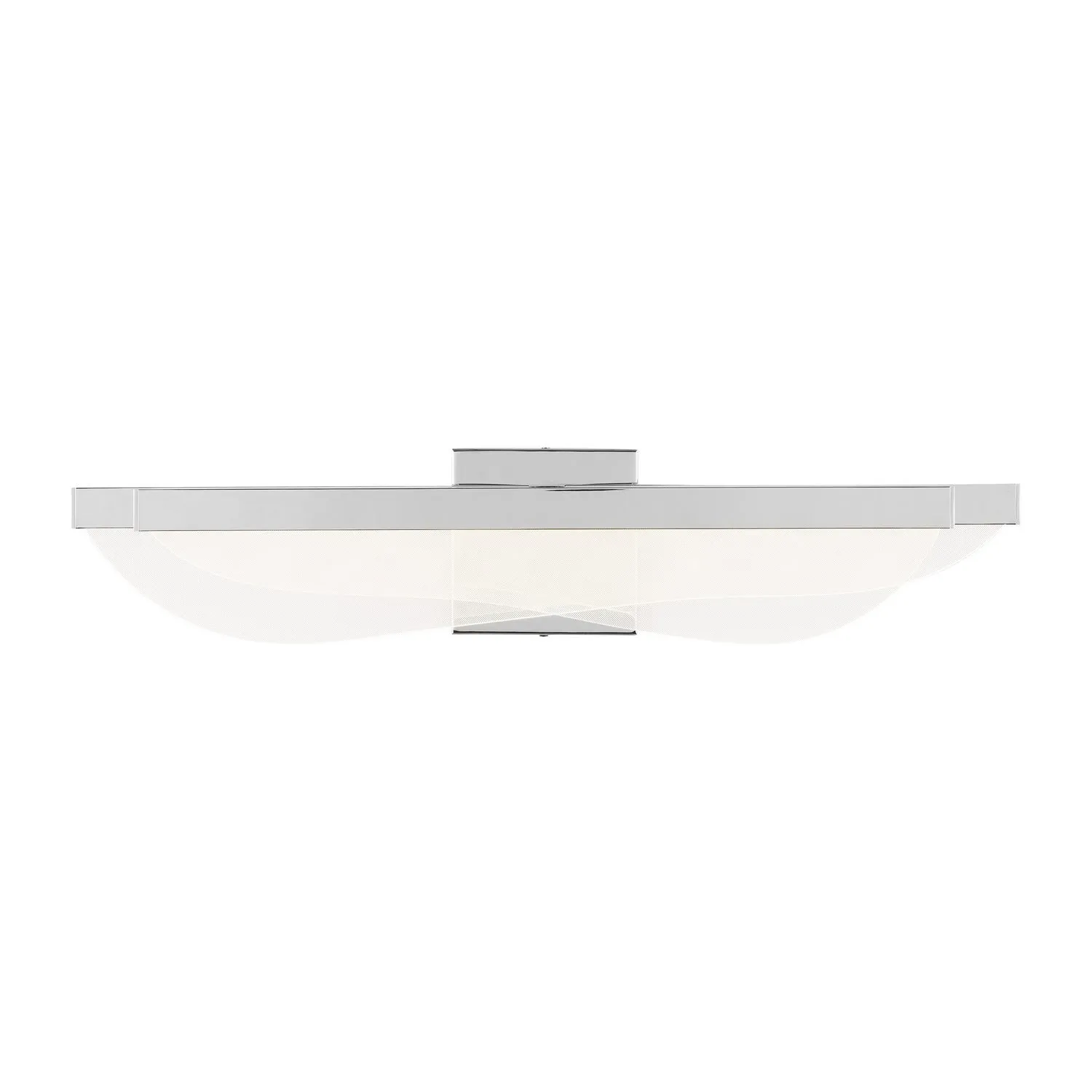LED Bath from the Nyra Collection in Polished Nickel Finish by Visual Comfort Modern