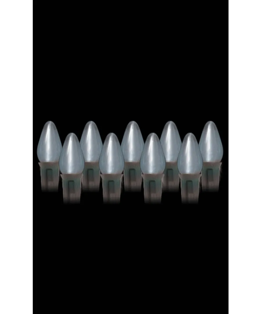 LED C9 Opaque Bulbs (Case of 25) 9 Colors