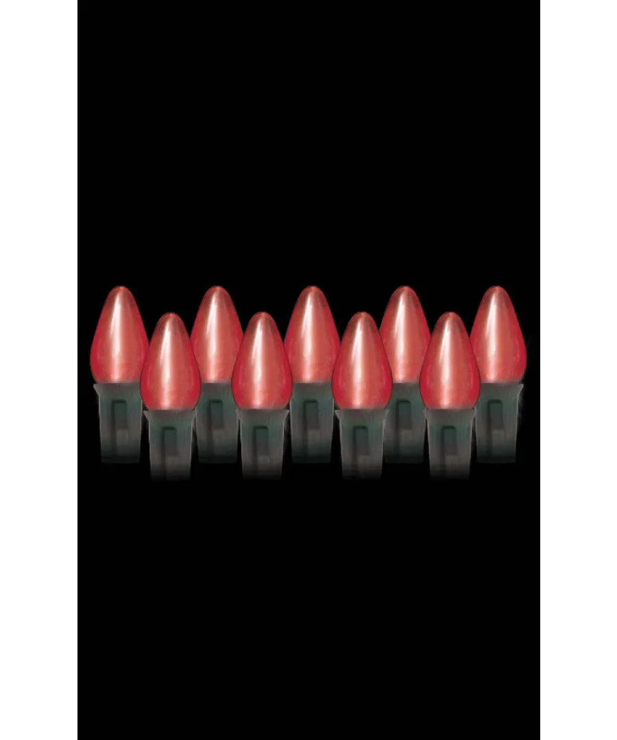 LED C9 Opaque Bulbs (Case of 25) 9 Colors