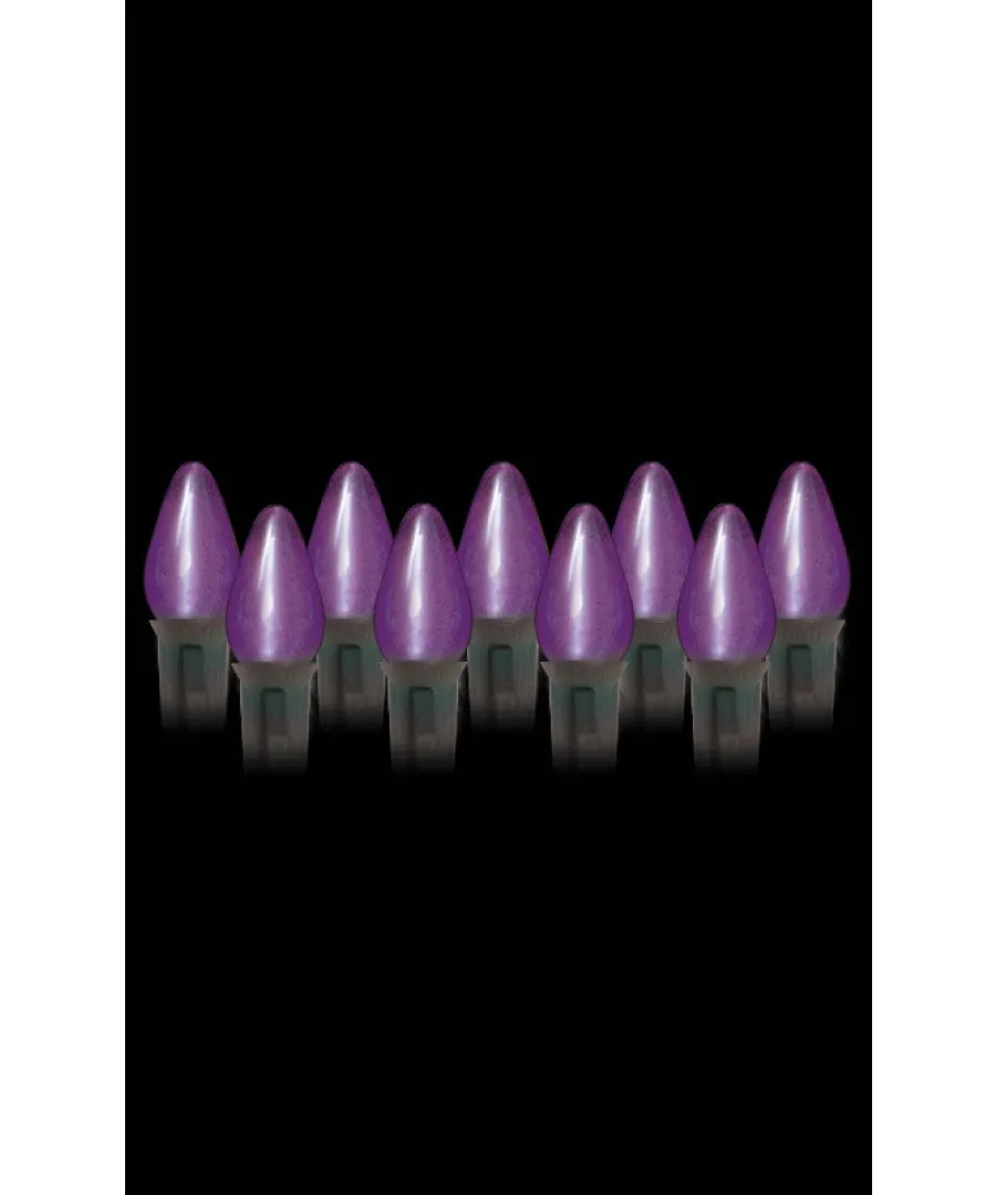 LED C9 Opaque Bulbs (Case of 25) 9 Colors