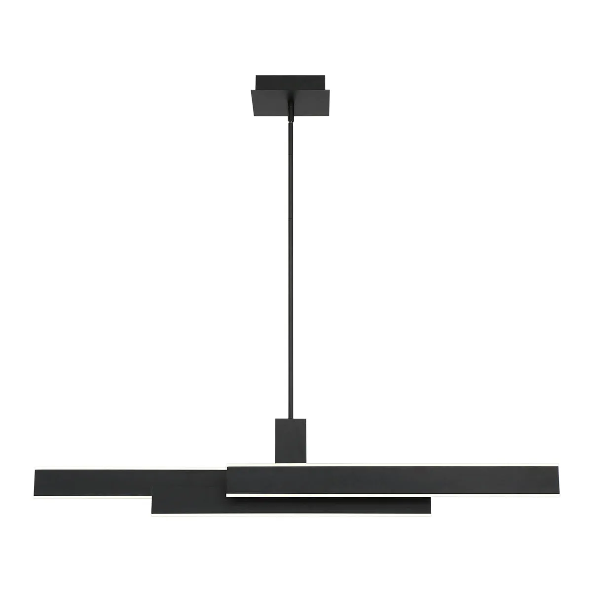 LED Chandelier from the Cameno Collection in Matte Black Finish by Eurofase