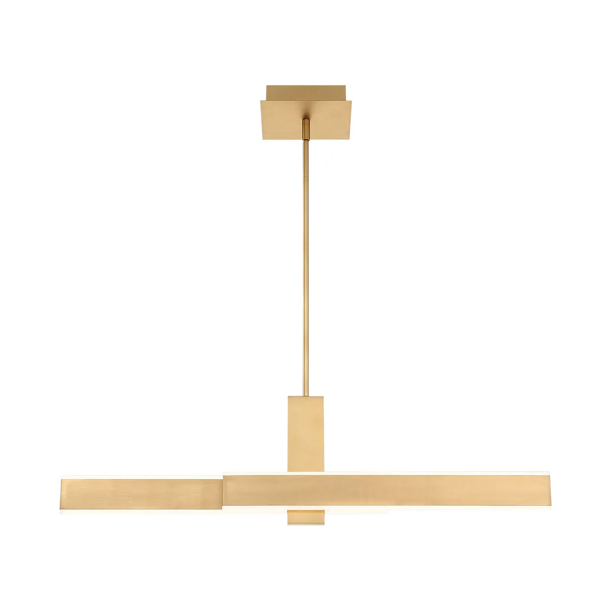 LED Chandelier from the Cameno Collection in Satin Gold Finish by Eurofase