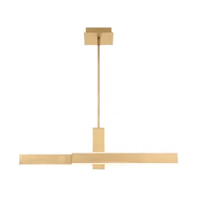 LED Chandelier from the Cameno Collection in Satin Gold Finish by Eurofase