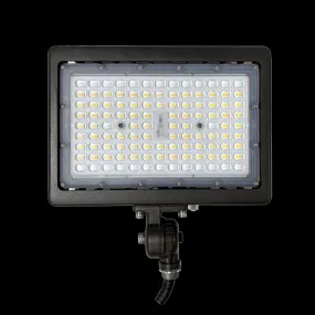 LED Color & Wattage Selectable Flood Light with Yoke Mount