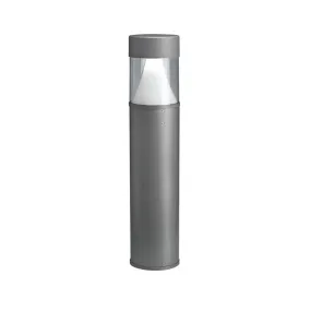 LED Eclipse Bollard Light with Motion Sensor 22w in Silver Superlux Lighting - DUBMS80-SI