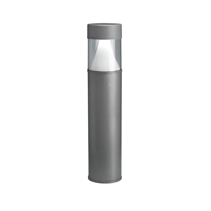 LED Eclipse Bollard Light with Motion Sensor 22w in Silver Superlux Lighting - DUBMS80-SI