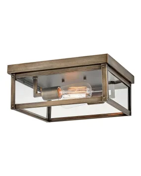 LED Flush Mount from the Beckham Collection in Burnished Bronze Finish by Hinkley
