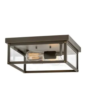 LED Flush Mount from the Beckham Collection in Oil Rubbed Bronze Finish by Hinkley