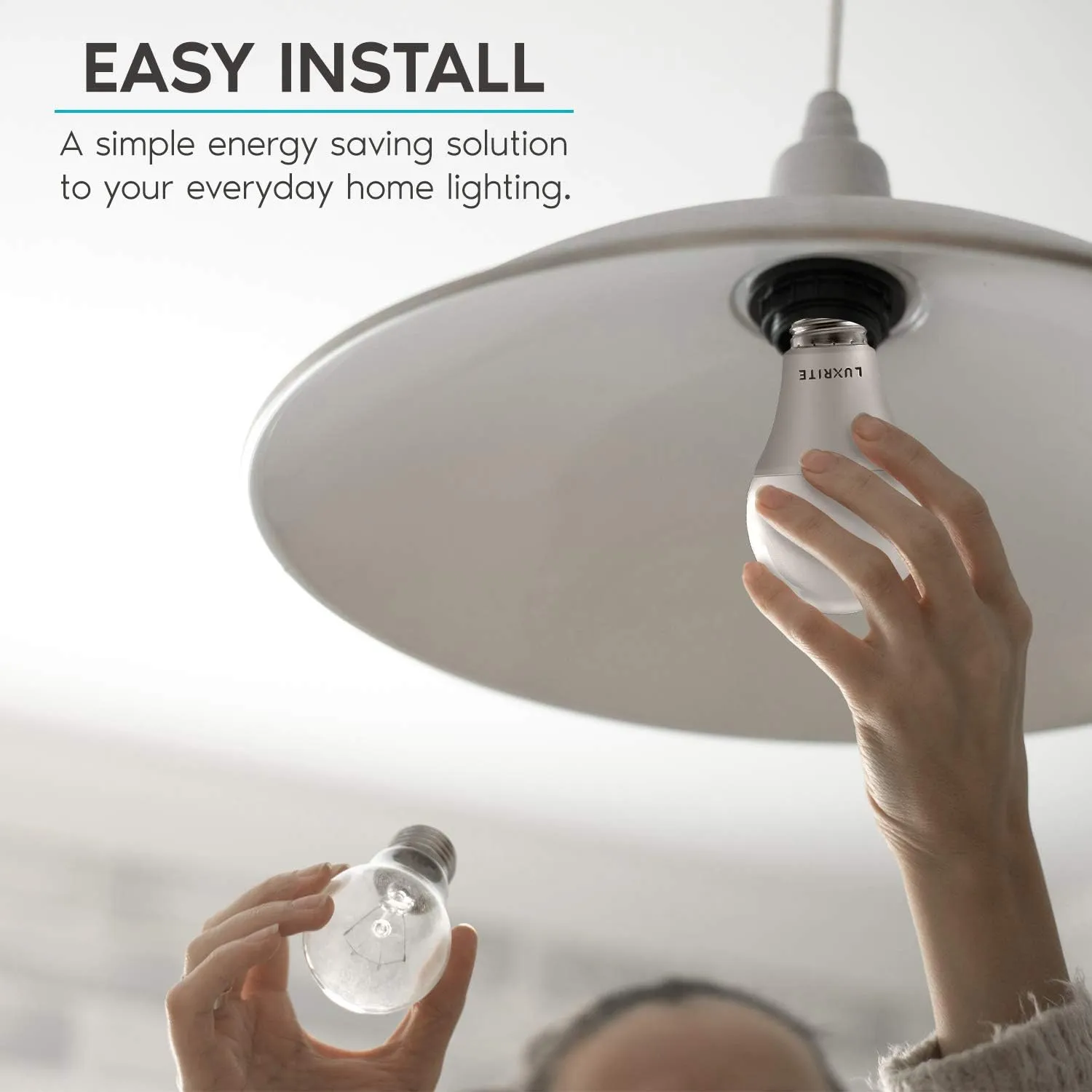 LED Light Bulbs 100 Watt Equivalent Dimmable, 4000K Cool White, 1600 Lumens, 24 Count
