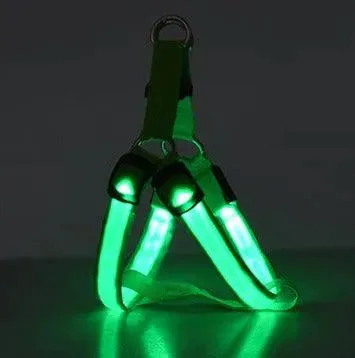 LED Luminescent Dog Chest Strap