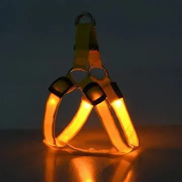 LED Luminescent Dog Chest Strap