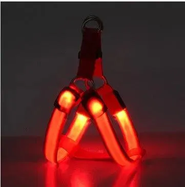 LED Luminescent Dog Chest Strap