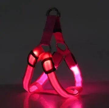 LED Luminescent Dog Chest Strap
