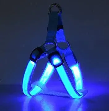 LED Luminescent Dog Chest Strap