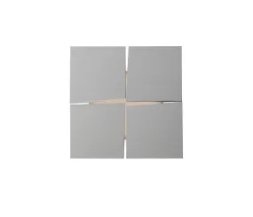 LED Outdoor Wall Mount from the Gates Collection in Gray Finish by Kuzco Lighting