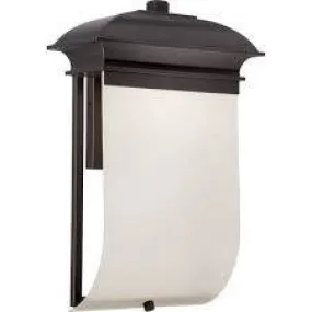 LED Outdoor Wallpack with Sand Frosted Glass