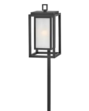 LED Path Light from the Republic Path Collection in Black Finish by Hinkley