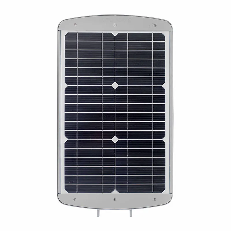 LED Solar Roadway/Flood Light, 54 Watt, 6000 Lumens, 5000K CCT, White Finish