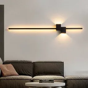 LED Wall Lamp - Minimalist Black White Decorative Lighting
