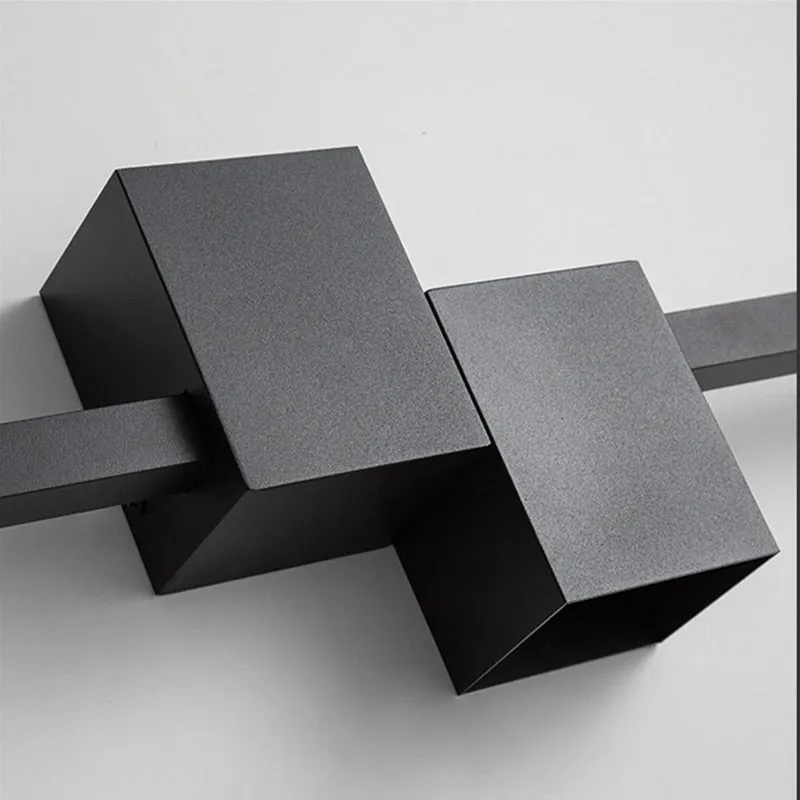 LED Wall Lamp - Minimalist Black White Decorative Lighting