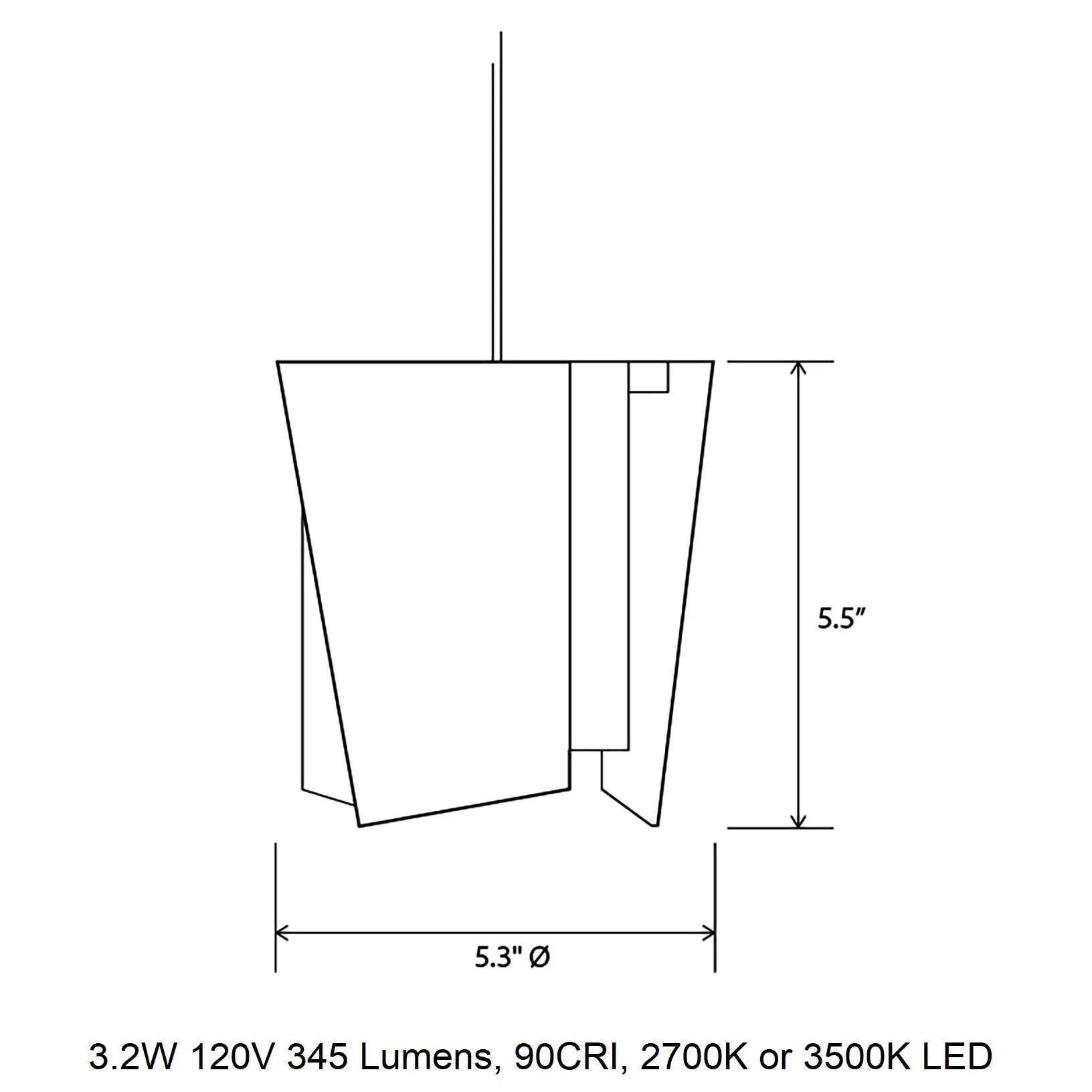 Levis LED Pendant Light