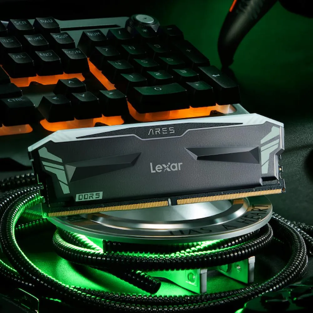 Lexar ARES RGB DDR5 32GB (2x16GB) 6000MHz CL30 Gaming RAM – XMP & EXPO