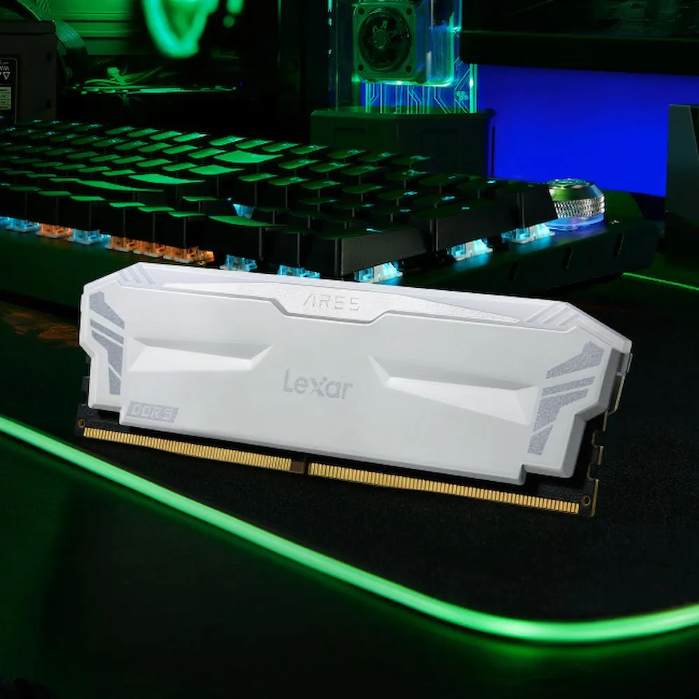 Lexar ARES RGB DDR5 32GB (2x16GB) 6000MHz CL30 Gaming RAM – XMP & EXPO