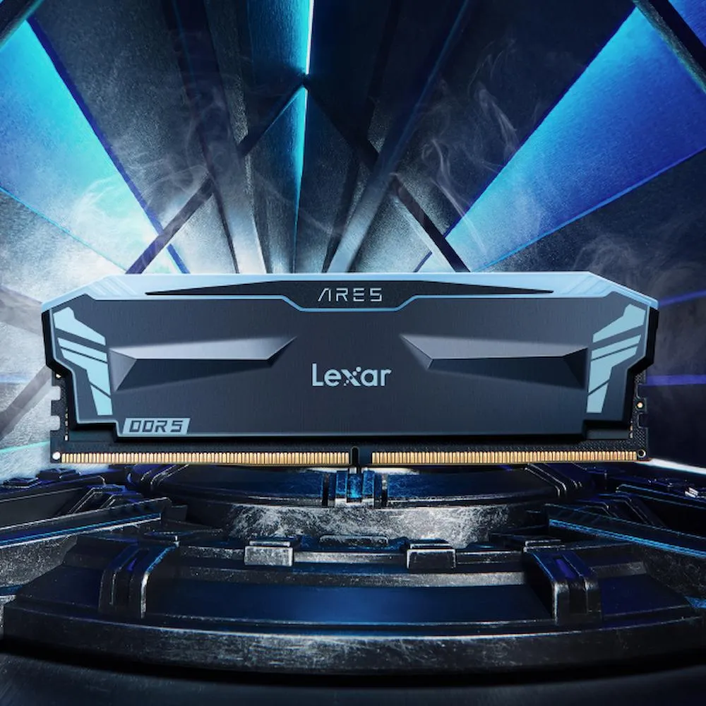 Lexar ARES RGB DDR5 32GB (2x16GB) 6000MHz CL30 Gaming RAM – XMP & EXPO
