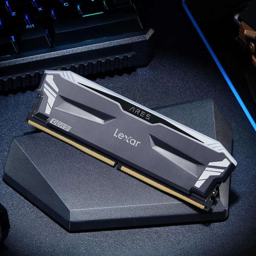 Lexar ARES RGB DDR5 32GB (2x16GB) 6000MHz CL30 Gaming RAM – XMP & EXPO