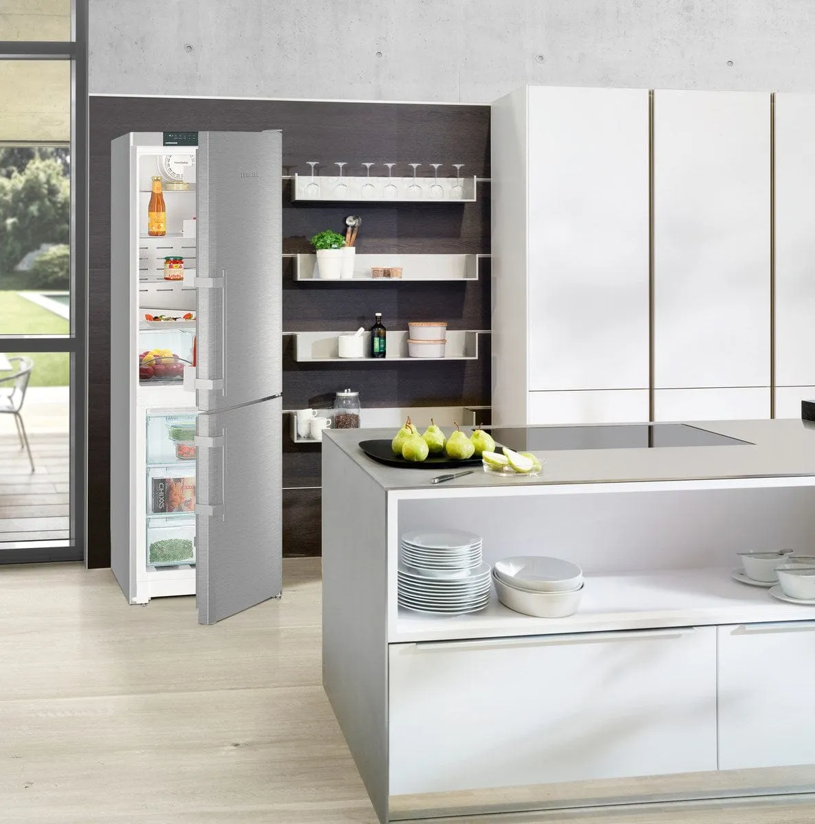 Liebherr 24" CS 1210 Freestanding Smart Steel All-in Fridge-Freezer