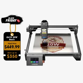 Longer RAY5 20W Laser Engraver Bundle