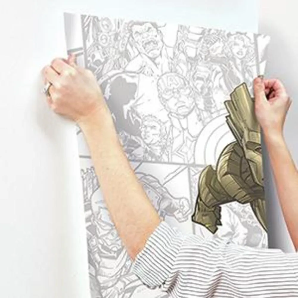 Marvel Hero XL Spray and Stick Wallpaper Mural