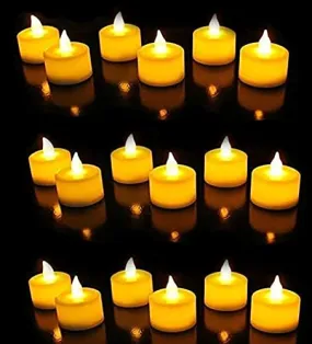 Metroplus Battery Operated LED Candle Light Diwali Decoration Lights Tealight Wall Lighting Diya Decorative Lights for Home Decoration (18)