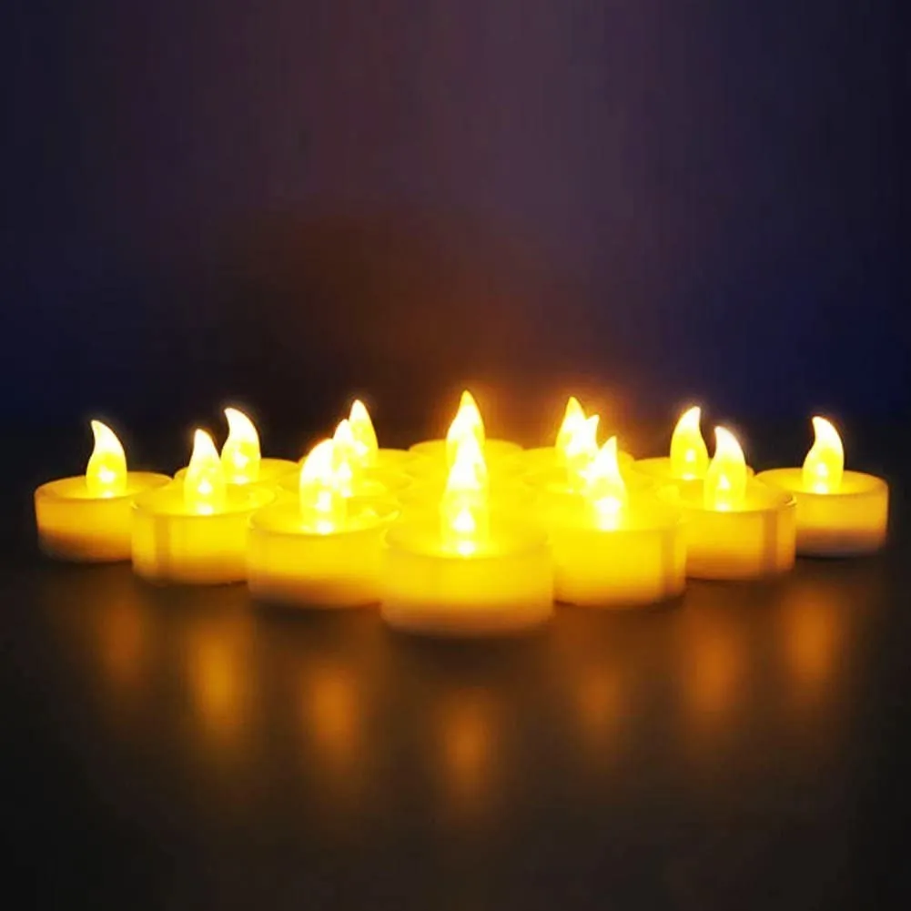 Metroplus Battery Operated LED Candle Light Diwali Decoration Lights Tealight Wall Lighting Diya Decorative Lights for Home Decoration (18)