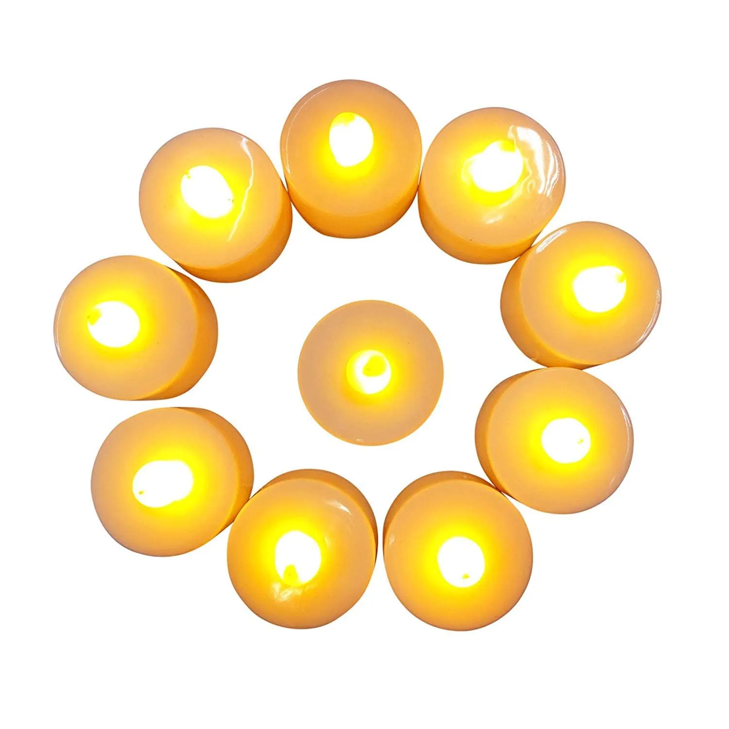 Metroplus Battery Operated LED Candle Light Diwali Decoration Lights Tealight Wall Lighting Diya Decorative Lights for Home Decoration (18)