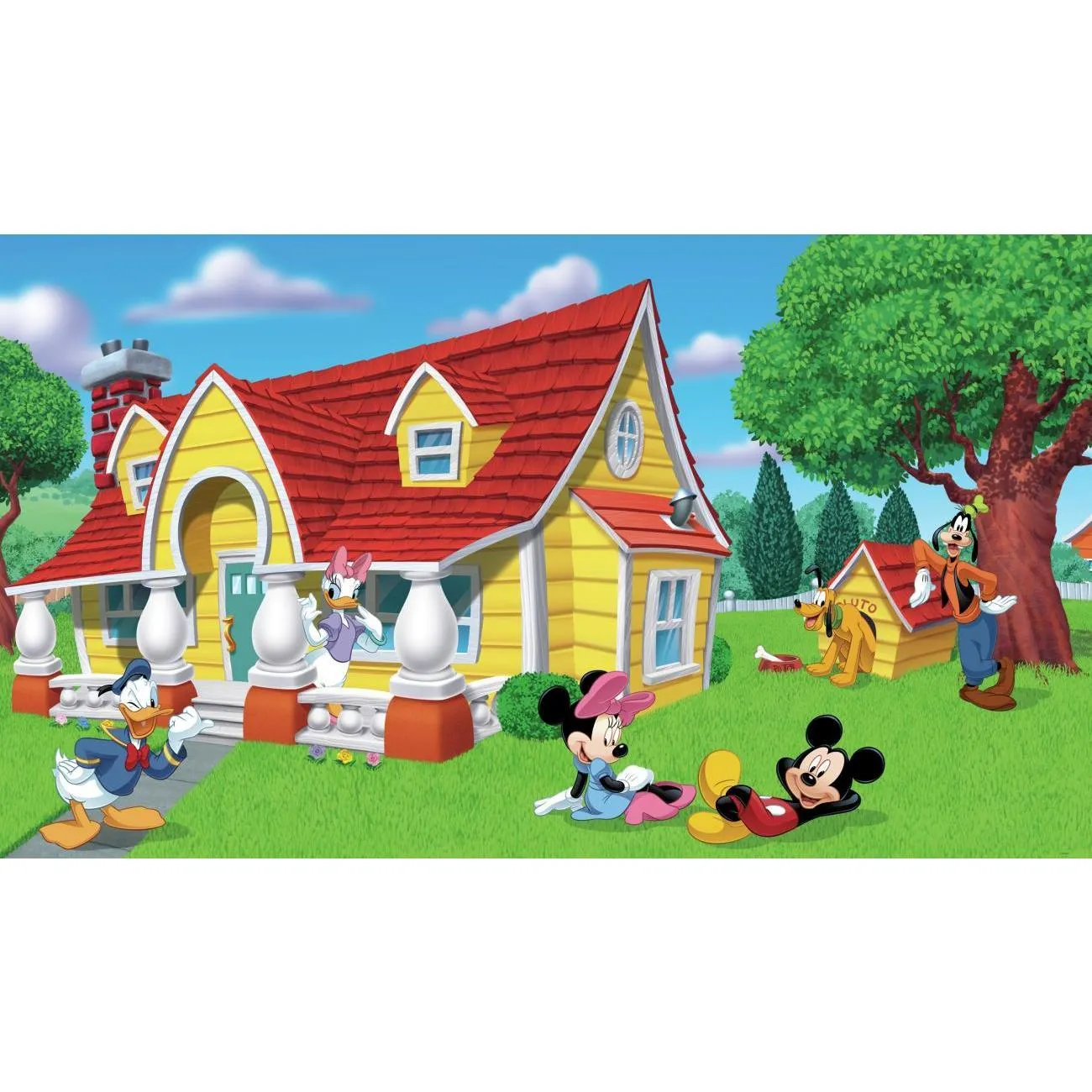 Mickey & Friends XL Spray and Stick Wallpaper Mural