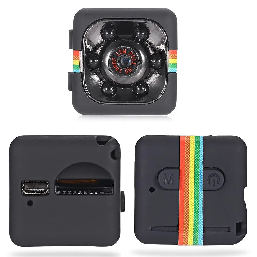 Mini Spy Camera Wireless, Sports HD DV Camera, Hidden 1080P Micro Motion Detection Camcorder Infrared Night Vision Digital Video Recorder Outdoor Indoor Office