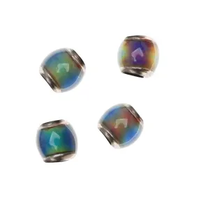 Mirage Color Changing Mood Beads - Barrel Spacers 7 x 7mm (4 pcs)
