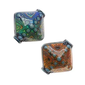 Mirage Color Changing Mood Beads - Sapphire Diamond 15mm (2 pcs)
