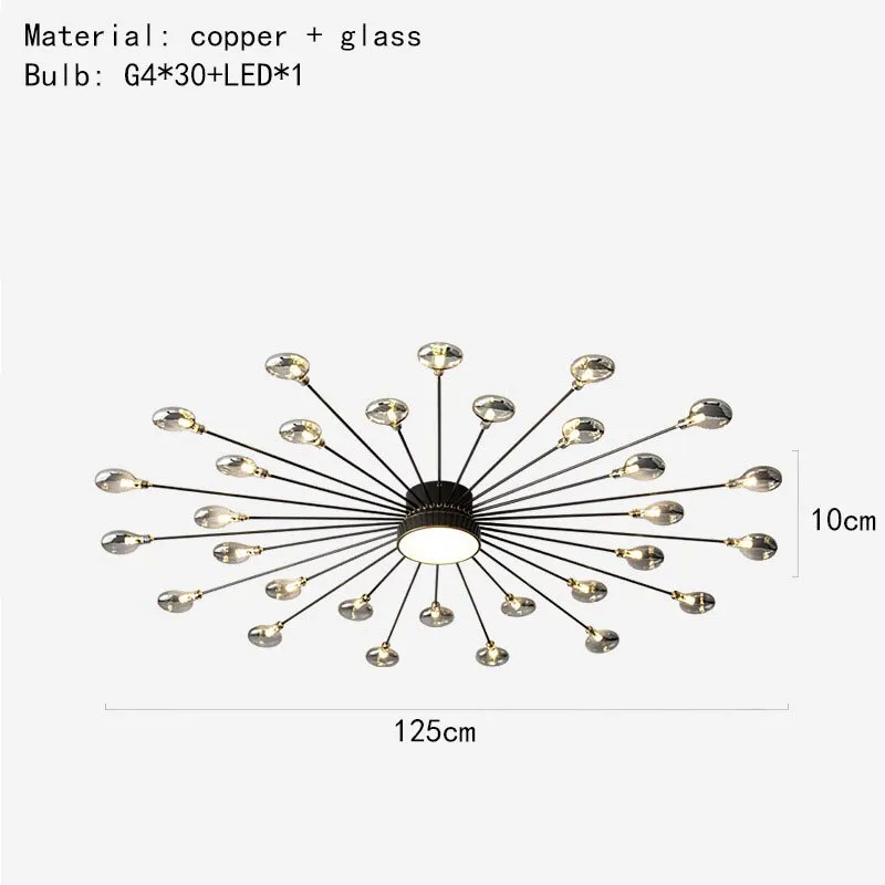 Modern Gray Glass G4 Wall Lamp Gold Black Copper Bedroom Living Room Aisle Dining Minimalist Lighting  Art Deco