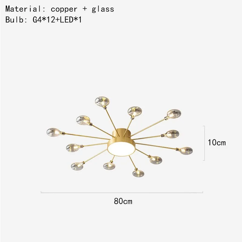 Modern Gray Glass G4 Wall Lamp Gold Black Copper Bedroom Living Room Aisle Dining Minimalist Lighting  Art Deco