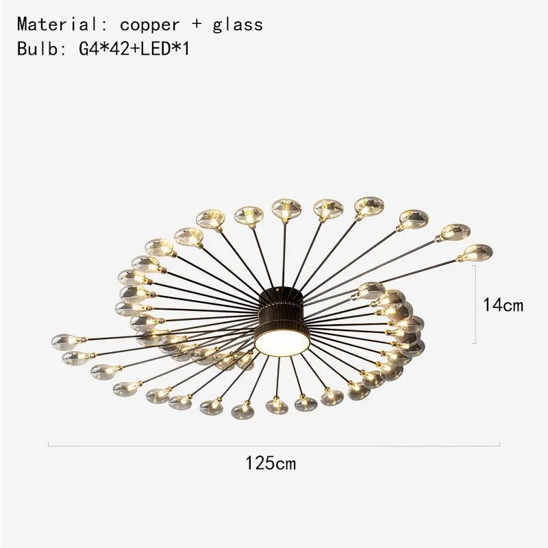 Modern Gray Glass G4 Wall Lamp Gold Black Copper Bedroom Living Room Aisle Dining Minimalist Lighting  Art Deco