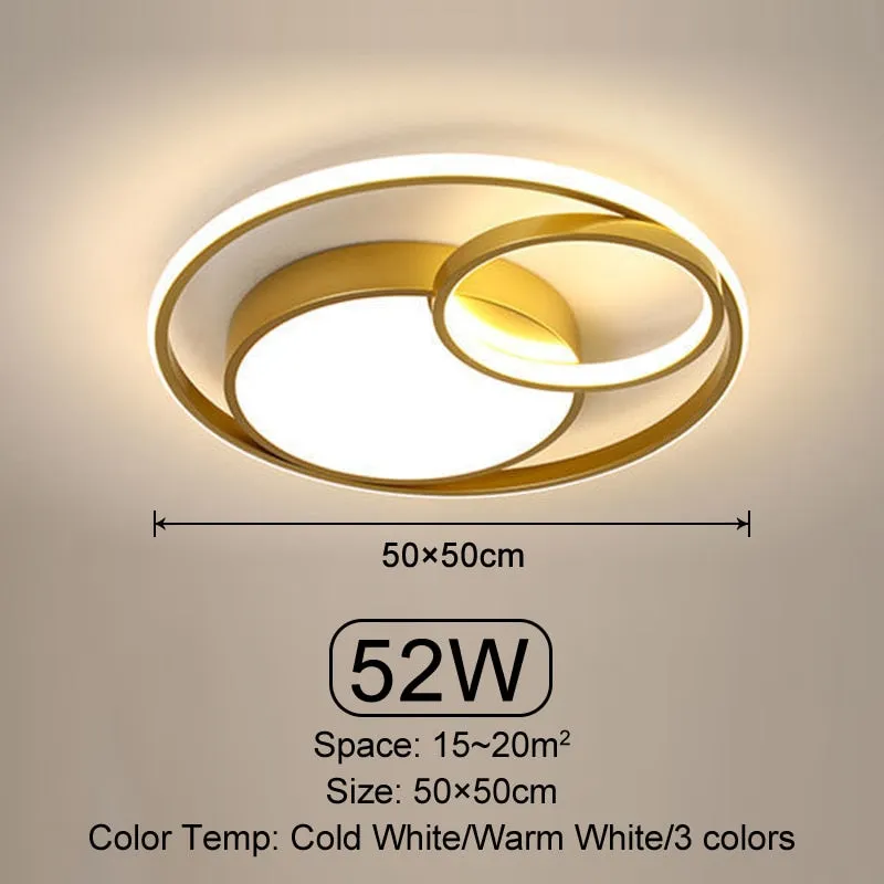 Modern LED Ceiling Light Living Room Bedroom Dining Room Ceiling Light Indoor Lighting Dimmable Decorative Home Luminous Lamps