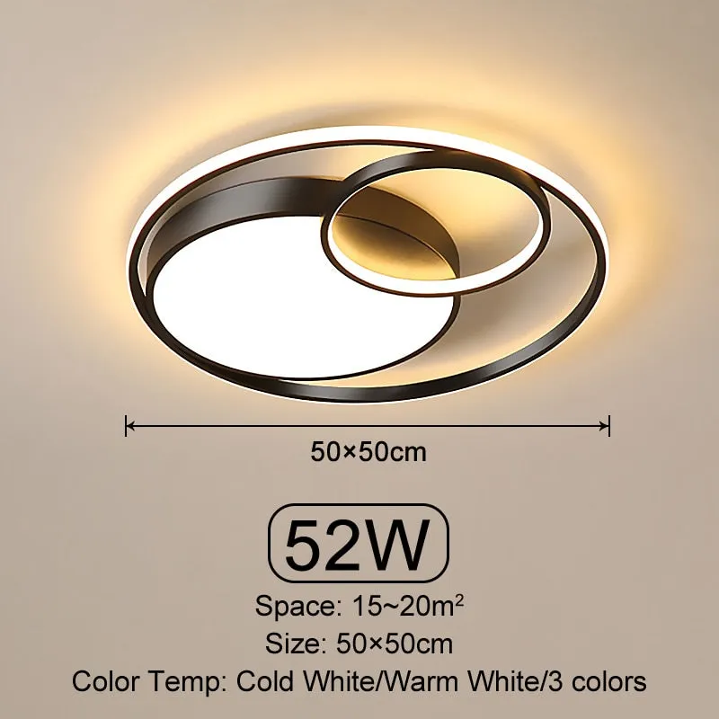 Modern LED Ceiling Light Living Room Bedroom Dining Room Ceiling Light Indoor Lighting Dimmable Decorative Home Luminous Lamps