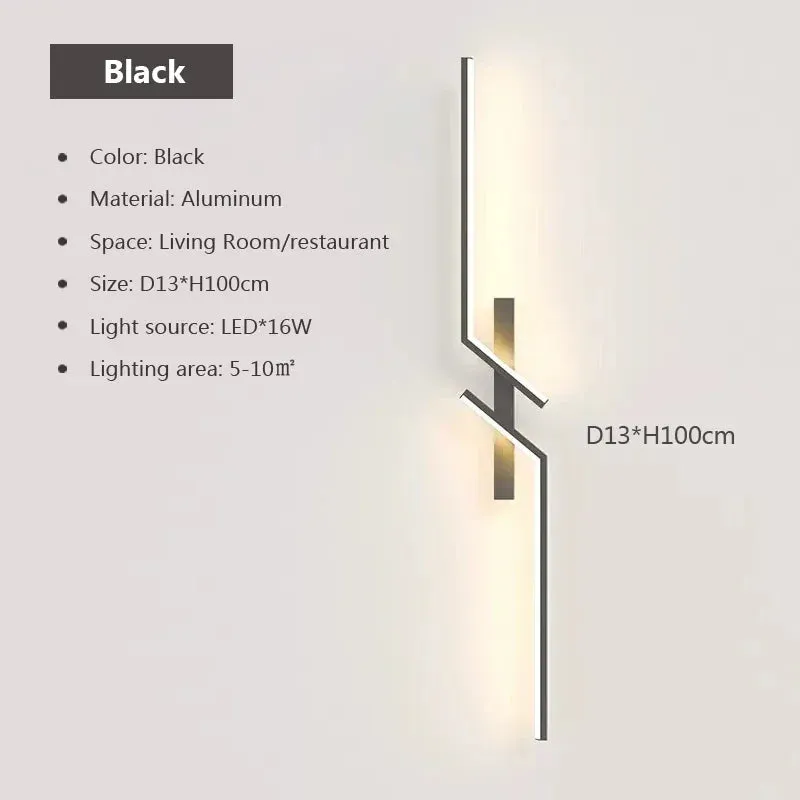 Modern LED Long Bar Wall Lamp