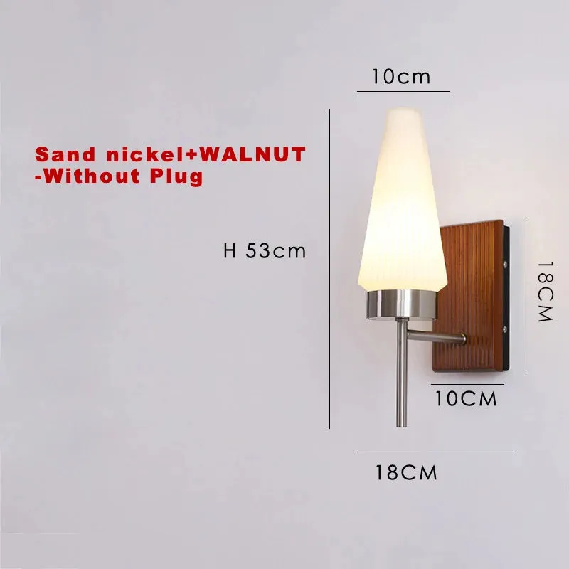 Modern Led Wall Lamp Korea AC90-260V Wall Mounted Wall Lights Fixture Bathroom Mirror Light Sconce Black Copper Nickel Wall Lamp