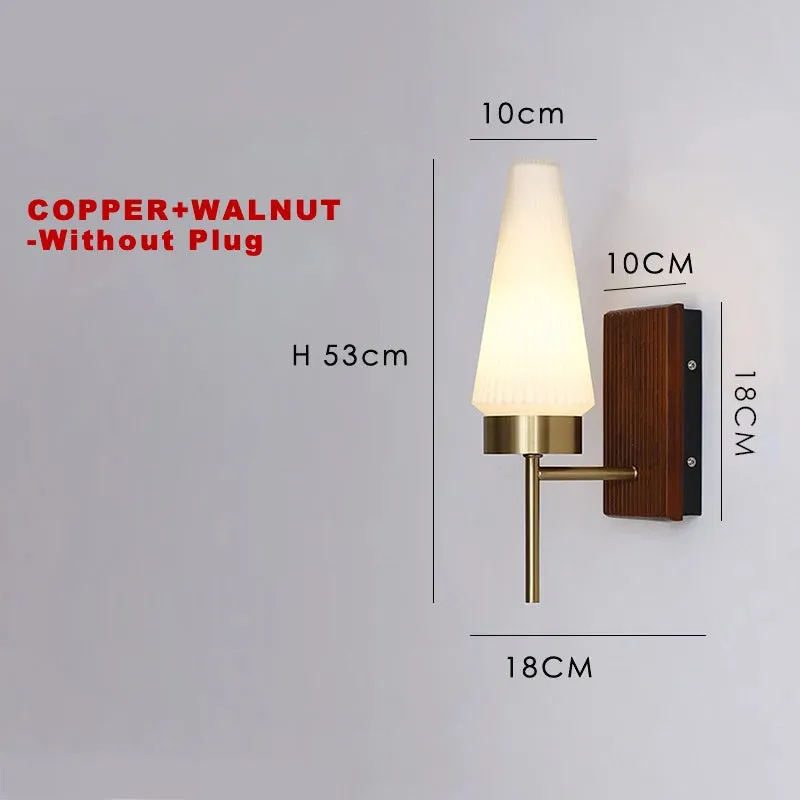 Modern Led Wall Lamp Korea AC90-260V Wall Mounted Wall Lights Fixture Bathroom Mirror Light Sconce Black Copper Nickel Wall Lamp