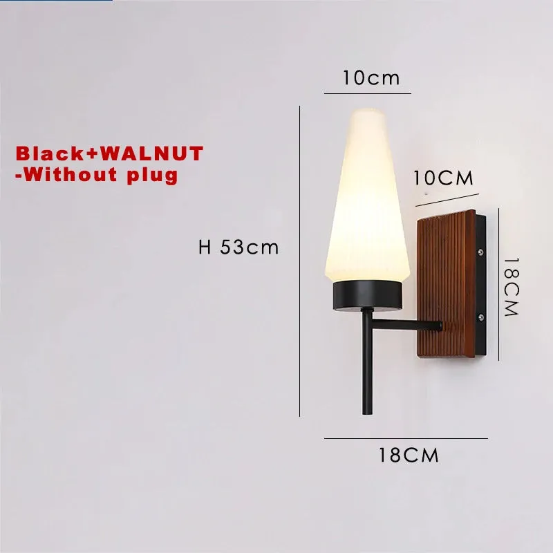 Modern Led Wall Lamp Korea AC90-260V Wall Mounted Wall Lights Fixture Bathroom Mirror Light Sconce Black Copper Nickel Wall Lamp