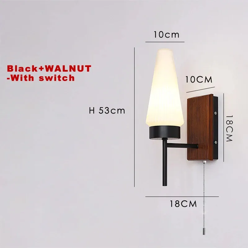 Modern Led Wall Lamp Korea AC90-260V Wall Mounted Wall Lights Fixture Bathroom Mirror Light Sconce Black Copper Nickel Wall Lamp