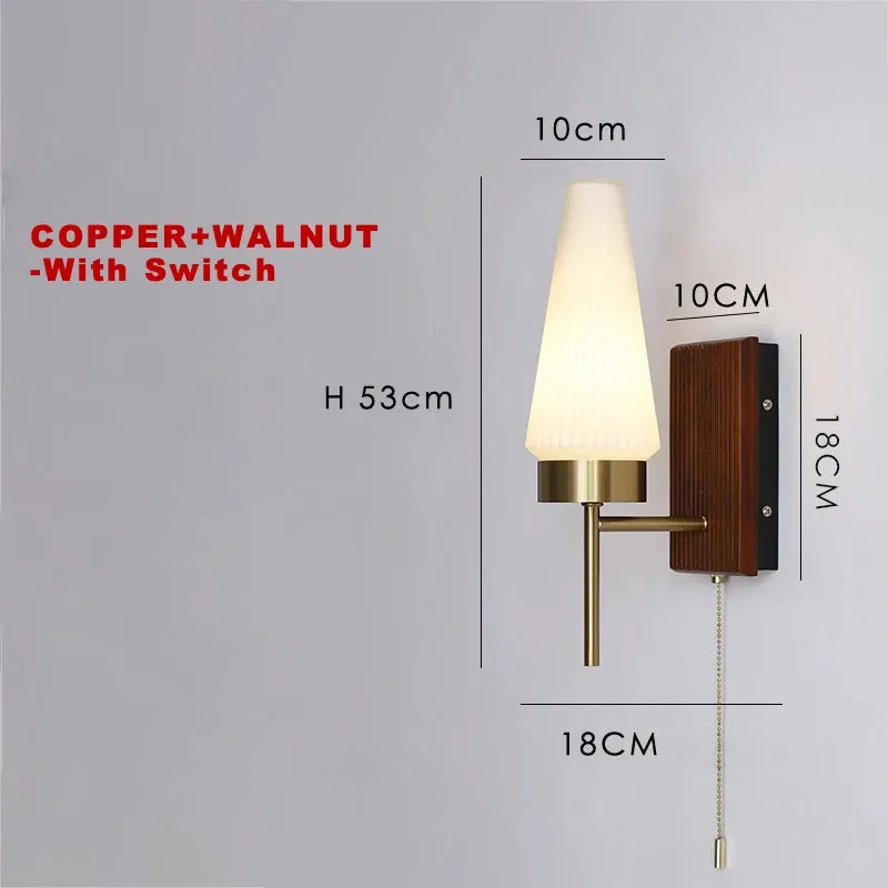 Modern Led Wall Lamp Korea AC90-260V Wall Mounted Wall Lights Fixture Bathroom Mirror Light Sconce Black Copper Nickel Wall Lamp